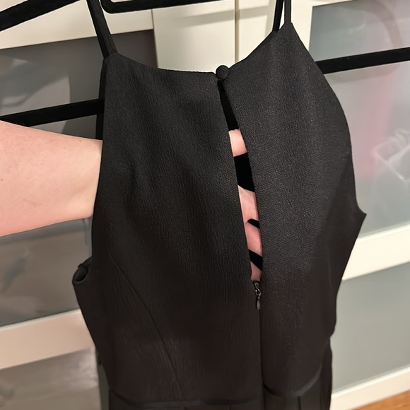 Aidan Aidan Mattox Black High Low dress - Picture 9 of 16